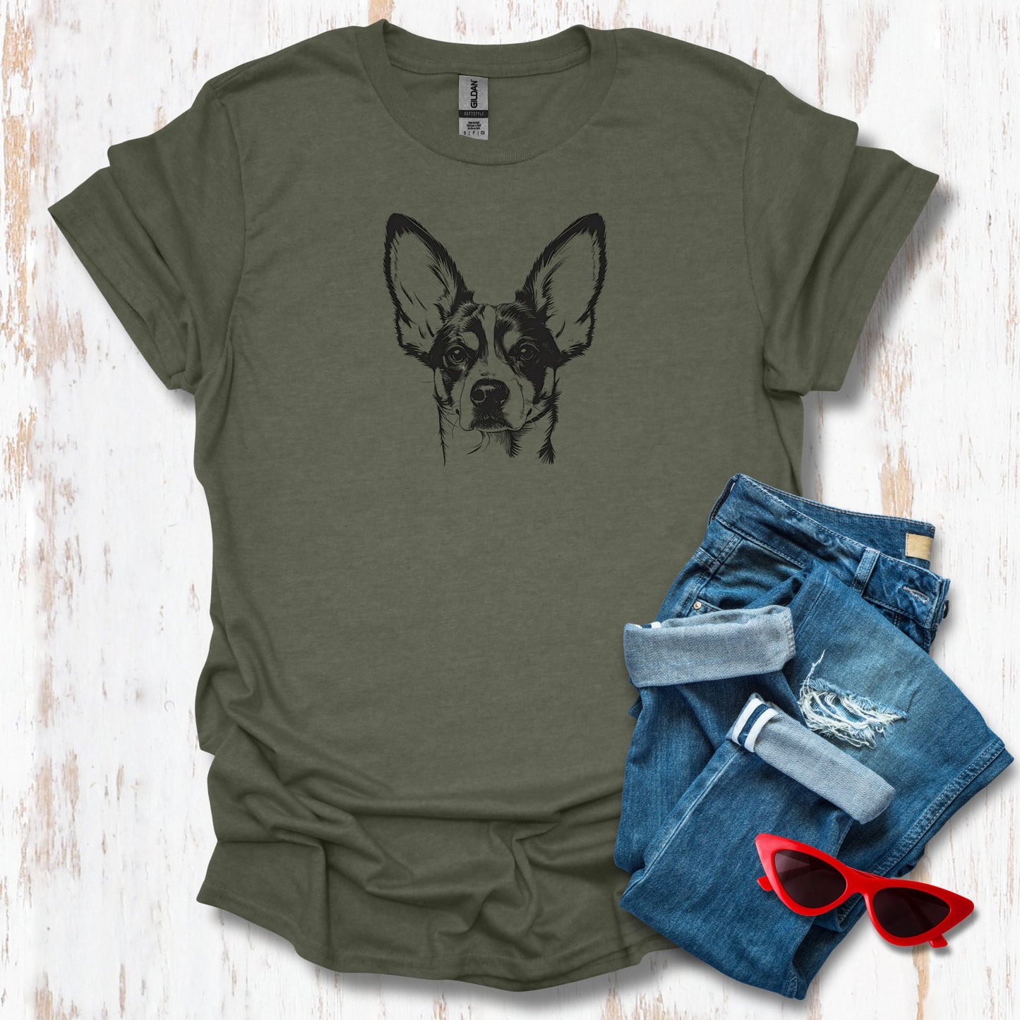 Doggo Face Unisex Tee