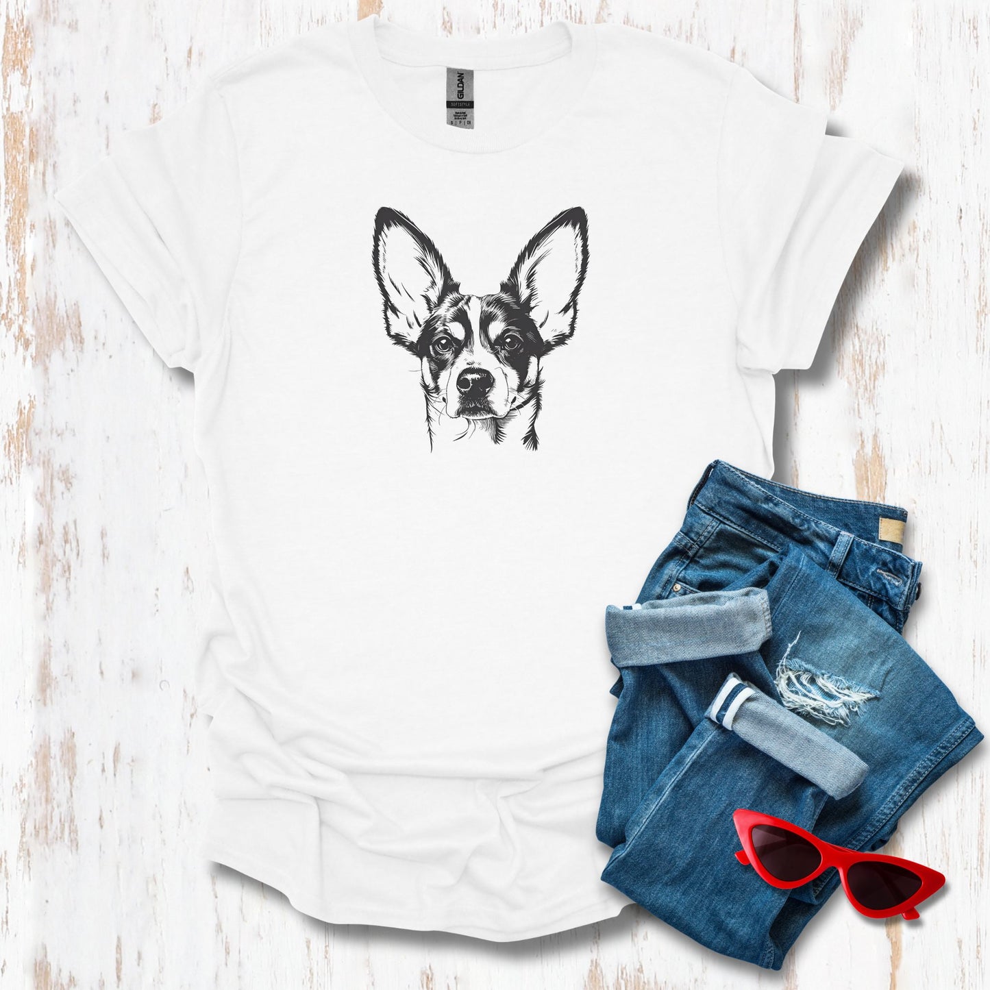 Doggo Face Unisex Tee