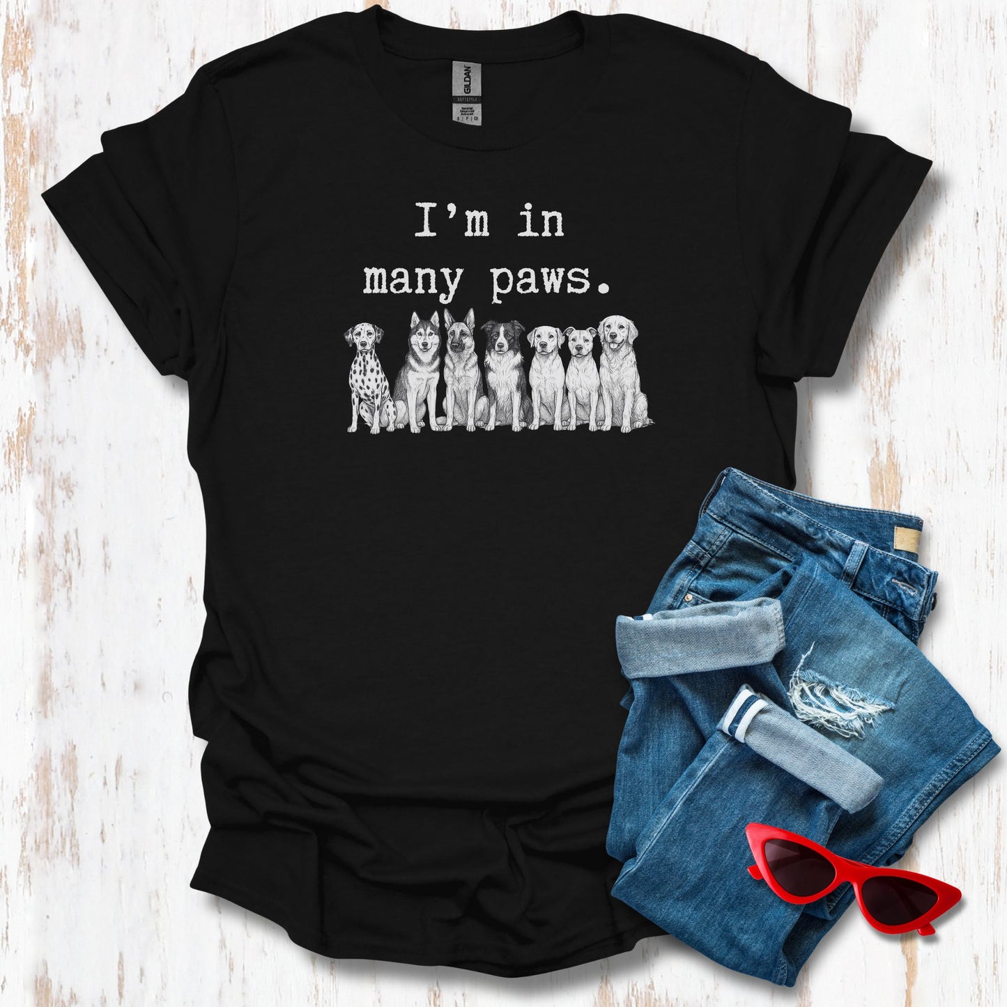 I'm In Many Paws Unisex Tee