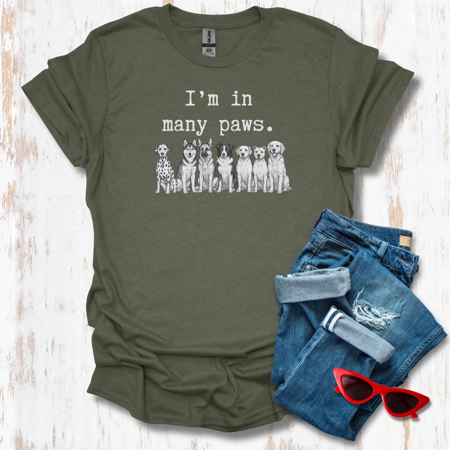 I'm In Many Paws Unisex Tee