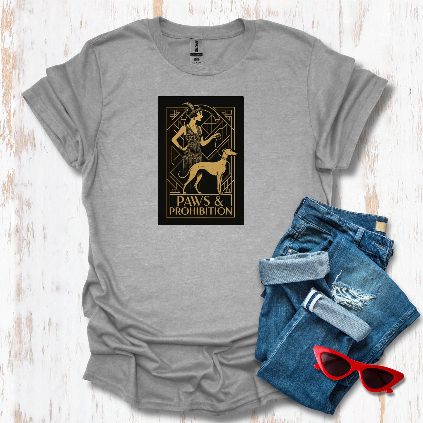 Paws and Prohibition Unisex Tee