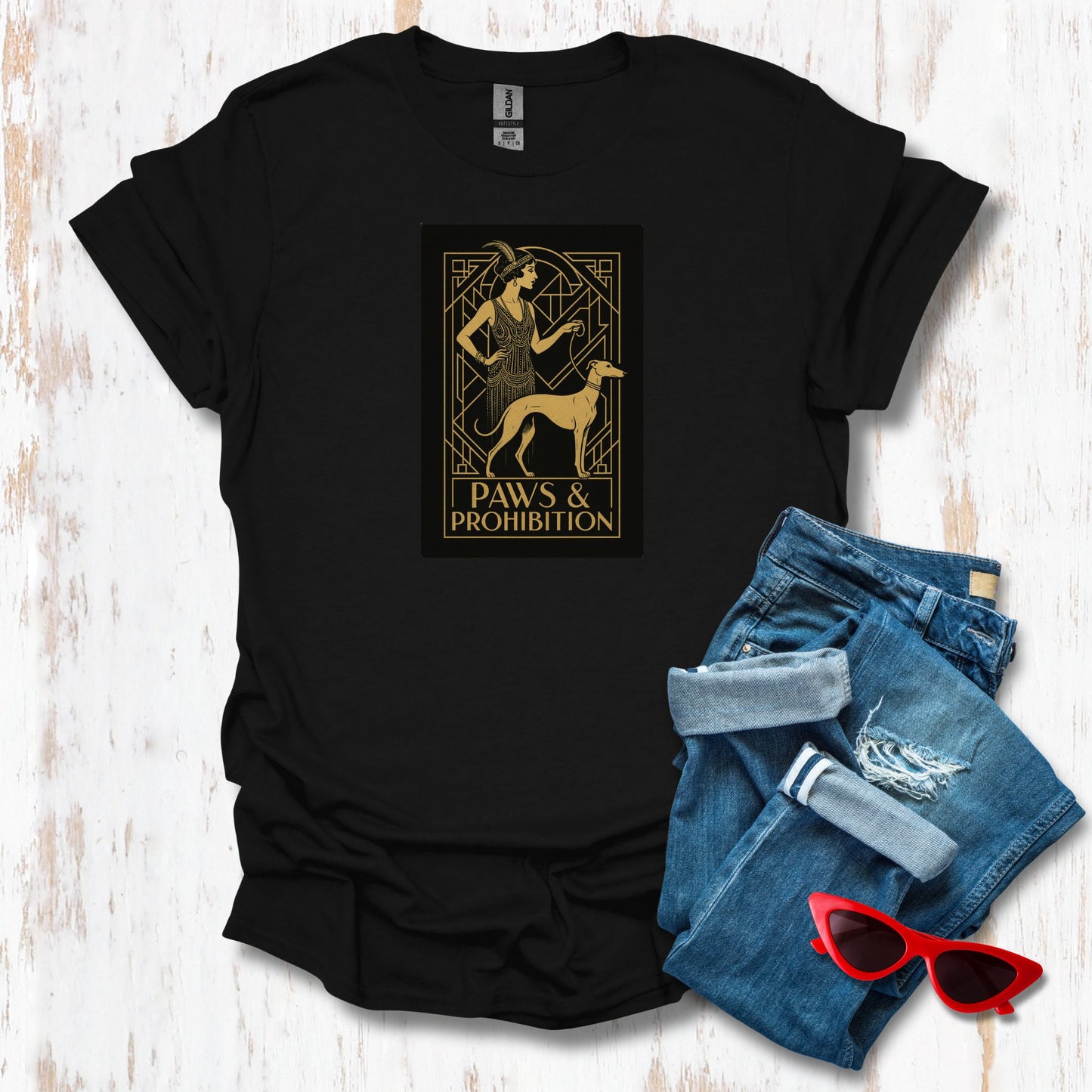 Paws and Prohibition Unisex Tee