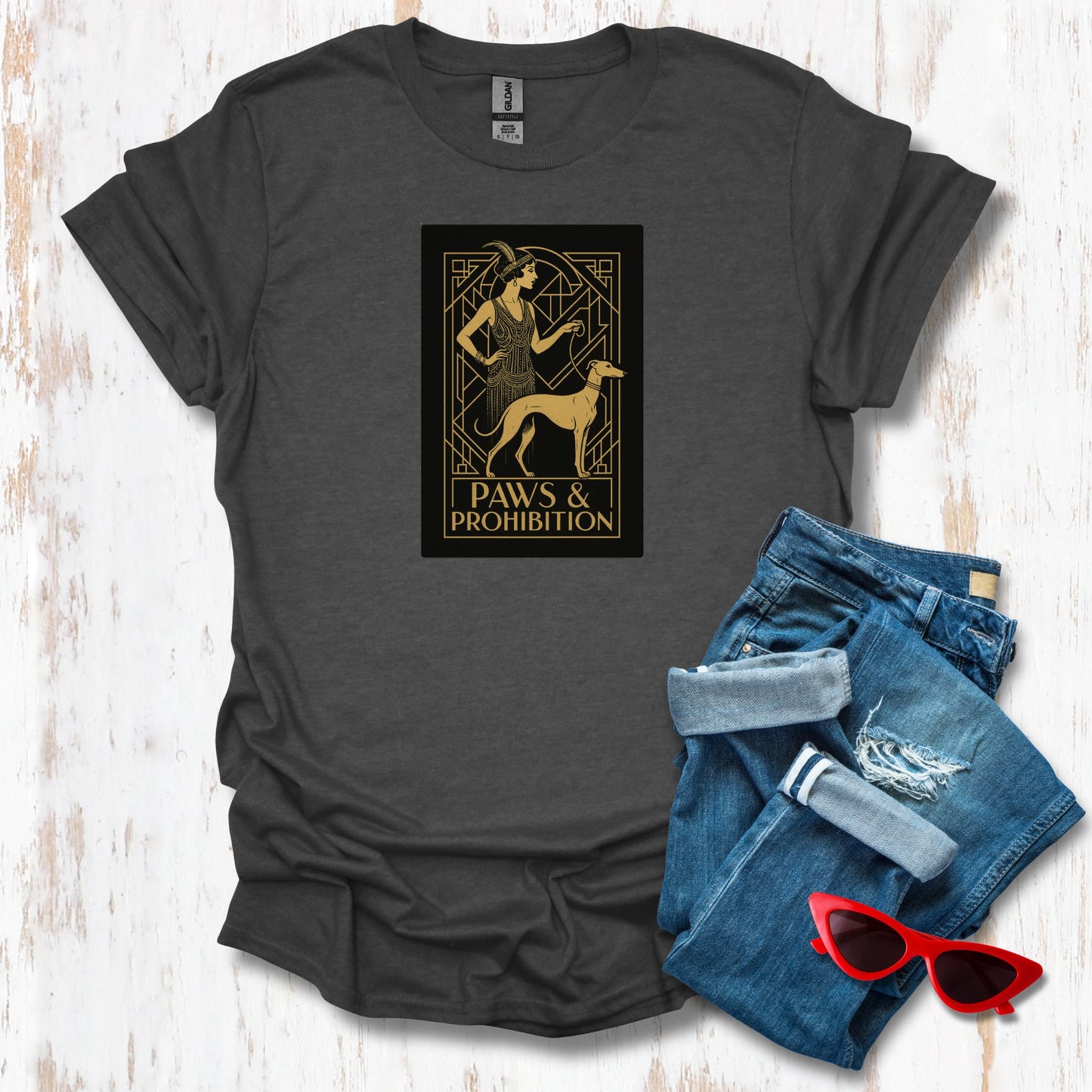 Paws and Prohibition Unisex Tee