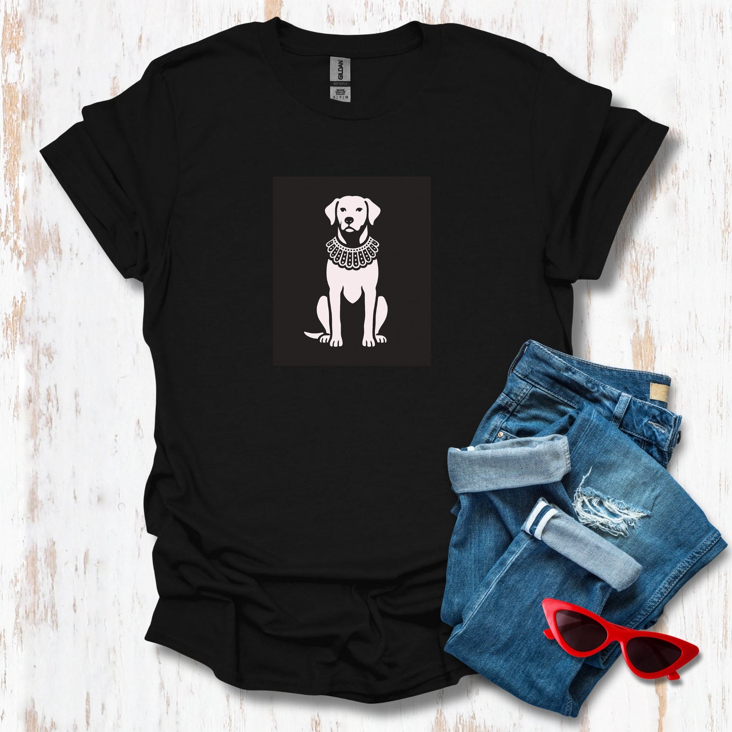 RBG Dog Collar Unisex Tee