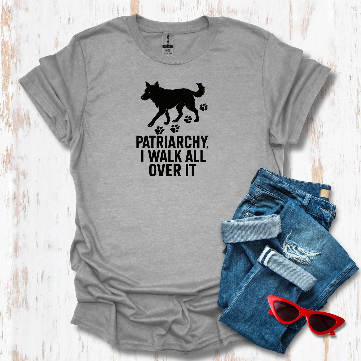 Patriarchy I Walk All Over Unisex Tee
