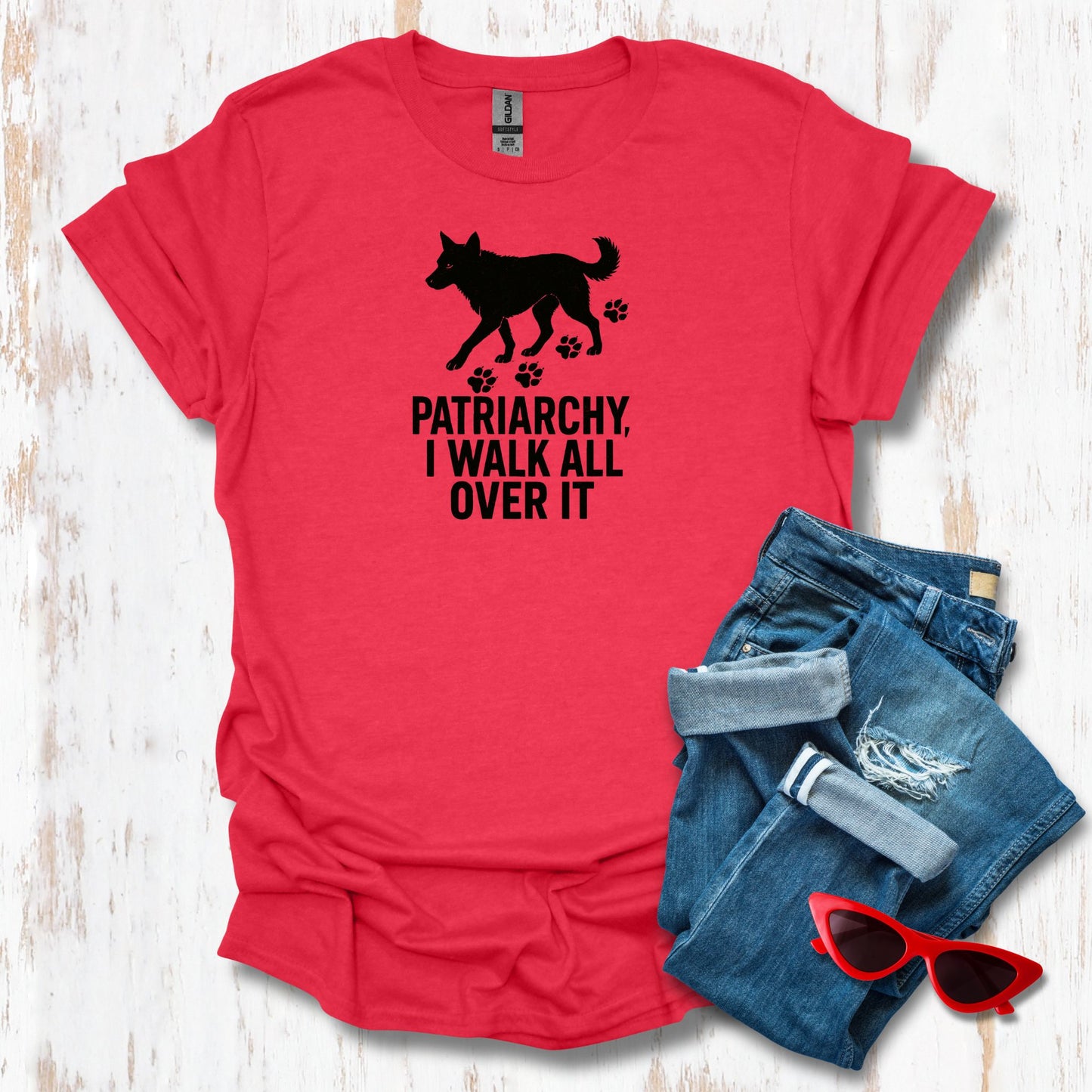 Patriarchy I Walk All Over Unisex Tee