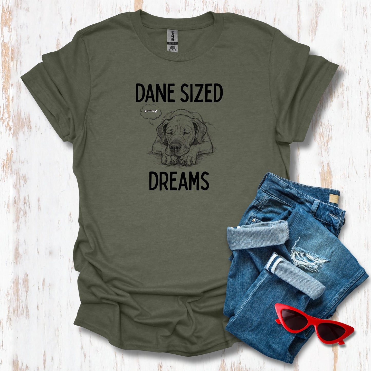 Dane Sized Dreams Unisex Tee