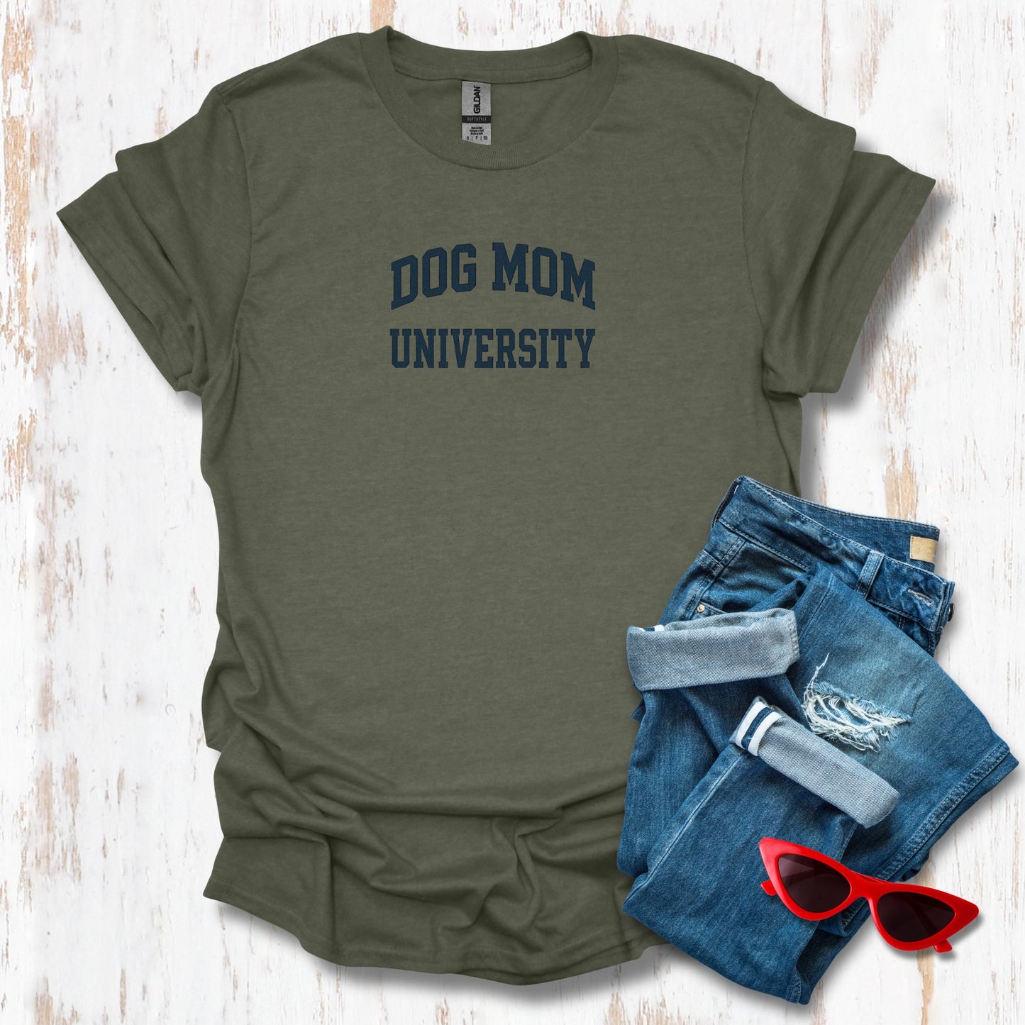 Dog Mom University Unisex Tee