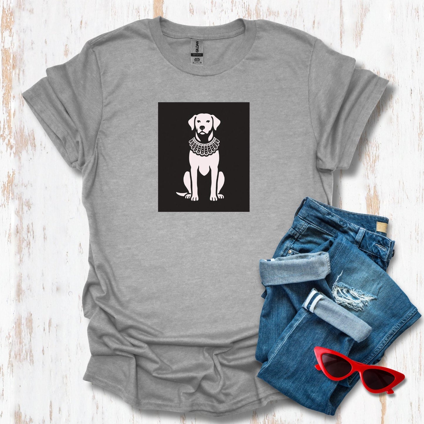 RBG Dog Collar Unisex Tee