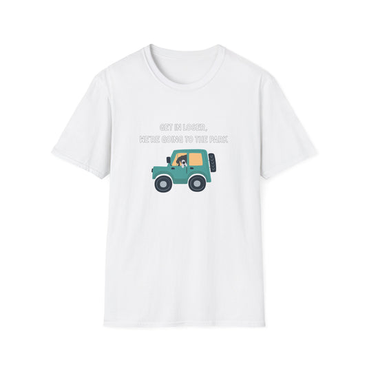 We're Going To The Park Bold Text Unisex Tee